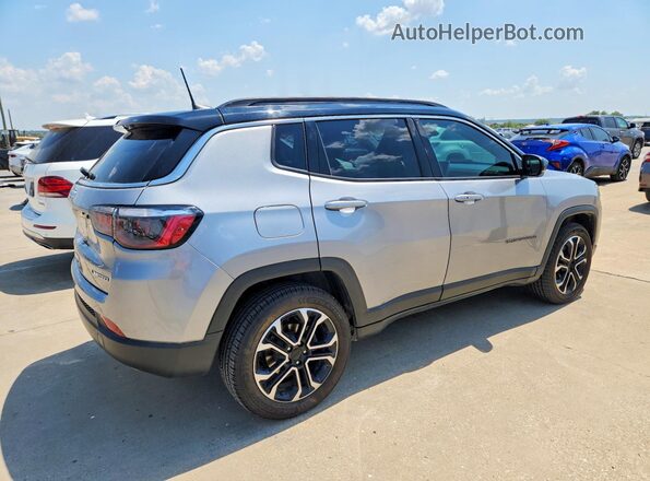 3C4NJDCB1NT210348 2022 JEEP COMPASS Gray უკანა მარჯვენა