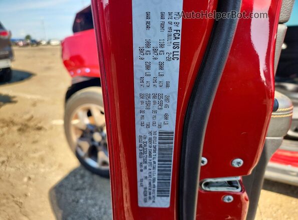 3C4NJDCB2LT216205 2020 JEEP COMPASS Red Вид наклейки з VIN-кодом