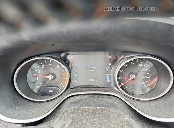 3C4NJDCB5JT424009 2018 JEEP COMPASS Gray Вид щитка приладів