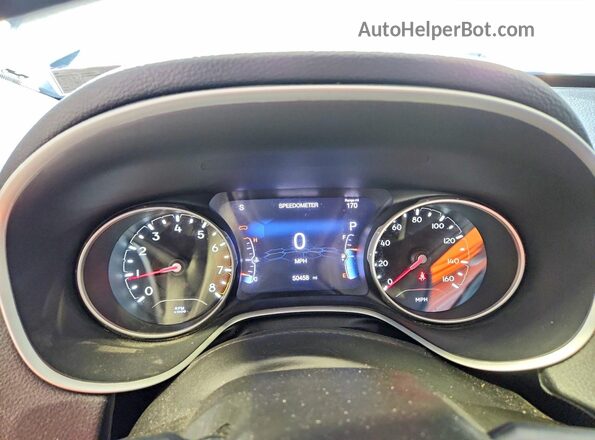 3C4NJDCB5LT150393 2020 JEEP COMPASS Silver ხელსაწყოთა პანელის ხედი