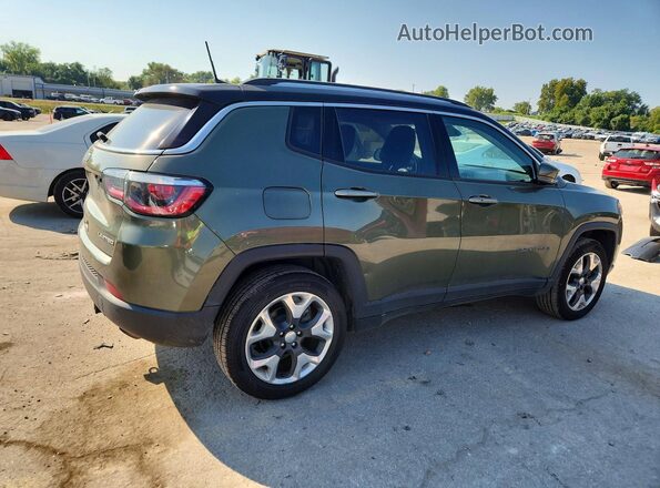 3C4NJDCB7KT746166 2019 JEEP COMPASS Зеленый Задняя правая четверть
