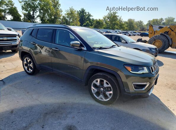 3C4NJDCB7KT746166 2019 JEEP COMPASS Зеленый Передняя правая четверть