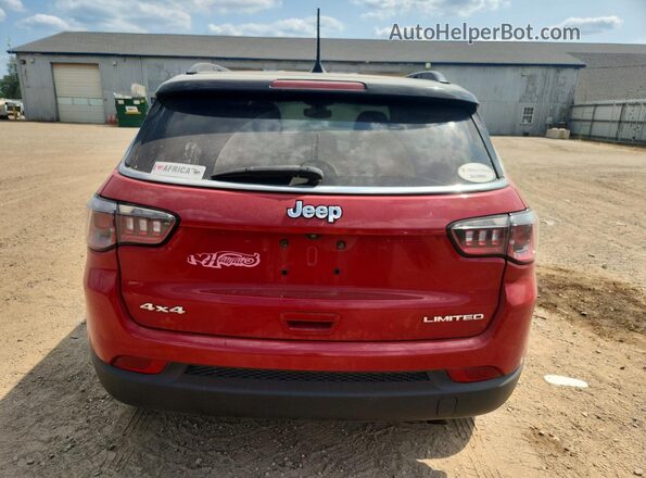 3C4NJDCB7LT146653 2020 JEEP COMPASS Red უკანა ხედი