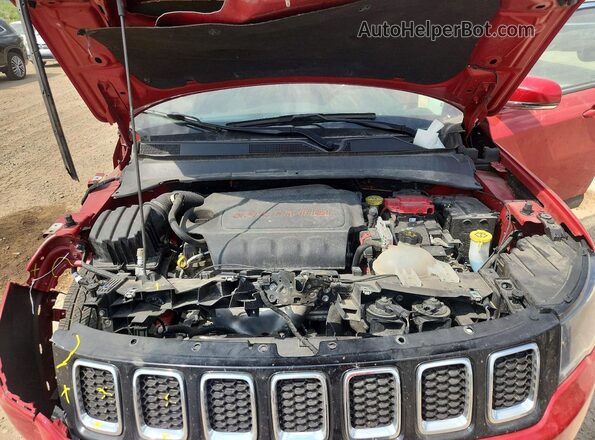 3C4NJDCB7LT146653 2020 JEEP COMPASS Red ძრავის განყოფილების ხედი