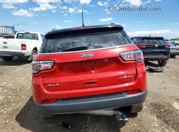 3C4NJDCB7MT512581 2021 JEEP COMPASS Red Вид ззаду