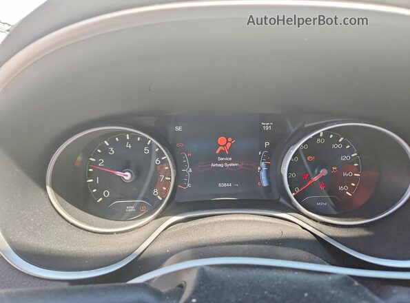3C4NJDCB7MT518980 2021 JEEP COMPASS White Вид щитка приладів