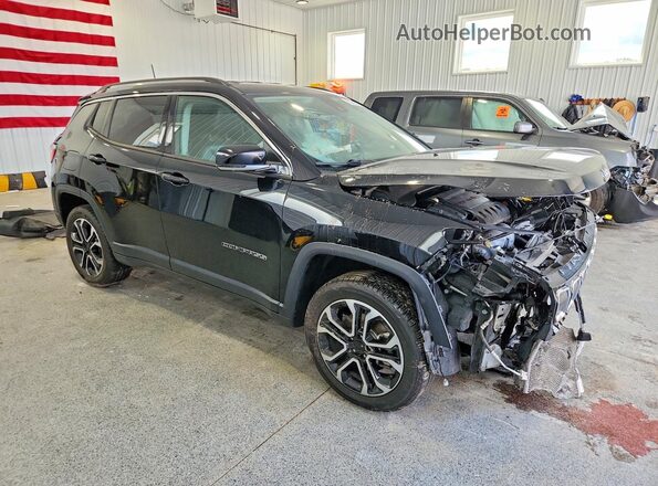 3C4NJDCB8NT174691 2022 JEEP COMPASS Black Delantero derecho