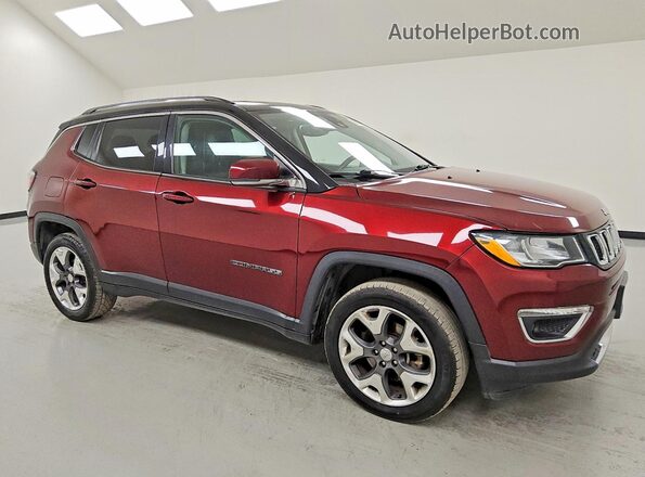 3C4NJDCBXMT601058 2021 JEEP COMPASS Red Przód prawy