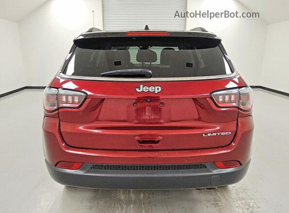 3C4NJDCBXMT601058 2021 JEEP COMPASS Red Widok z tyłu