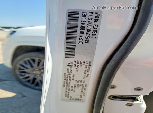 3C4NJDCBXNT226046 2022 JEEP COMPASS White Вид підкапотного простору