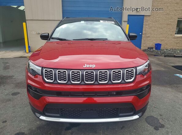 3C4NJDCN1ST601148 2025 JEEP COMPASS Red Widok z przodu