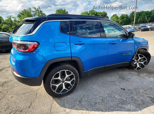 3C4NJDCN2ST501575 2025 JEEP COMPASS Blue Tył prawy