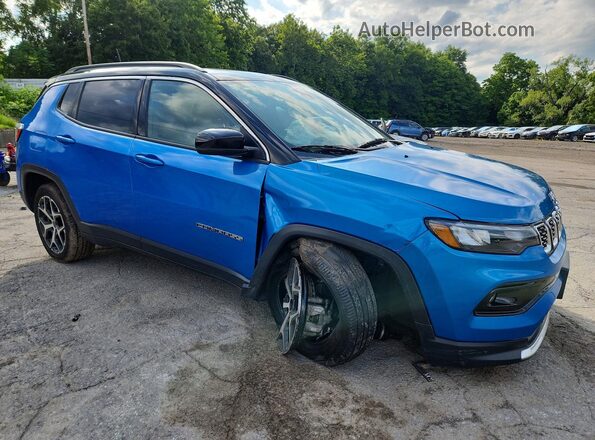 3C4NJDCN2ST501575 2025 JEEP COMPASS Blue Przód prawy