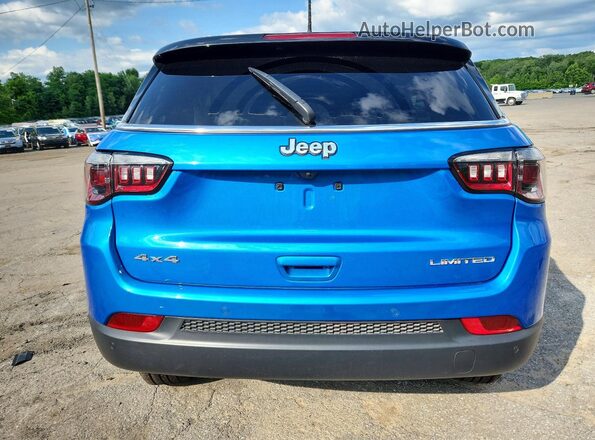 3C4NJDCN2ST501575 2025 JEEP COMPASS Blue Widok z tyłu
