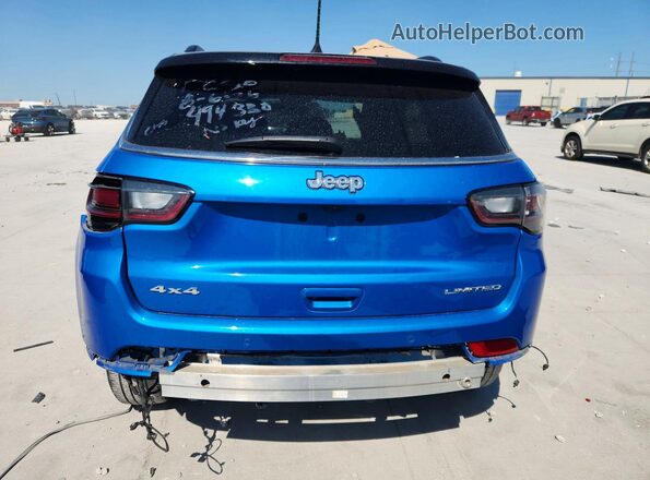 3C4NJDCN2ST537508 2025 JEEP COMPASS Blue Вид ззаду