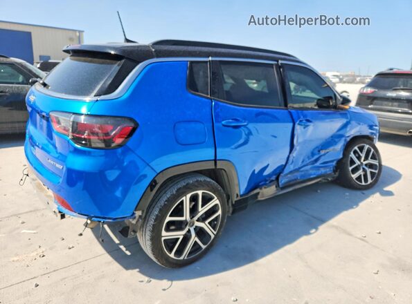 3C4NJDCN2ST537508 2025 JEEP COMPASS Blue Задня права чверть