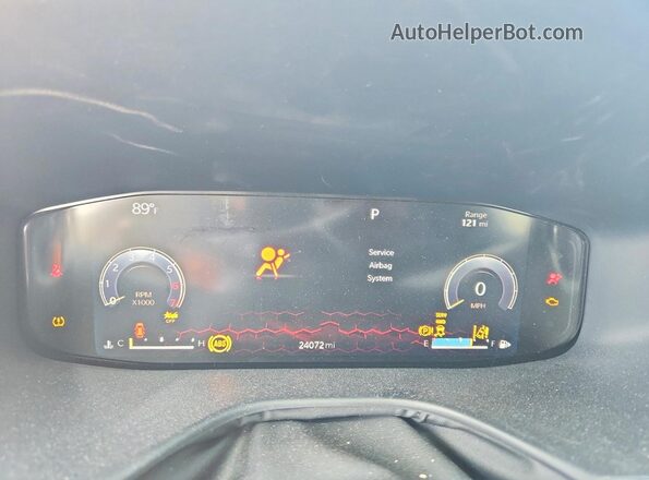 3C4NJDCN2ST537508 2025 JEEP COMPASS Blue Вид щитка приладів