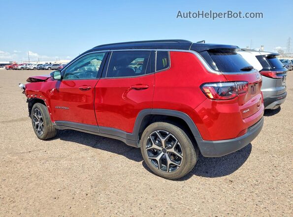 3C4NJDCN2ST560898 2025 JEEP COMPASS Red უკანა მარცხენა