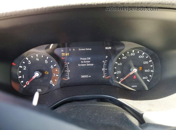 3C4NJDCN2ST560898 2025 JEEP COMPASS Red ხელსაწყოთა პანელის ხედი
