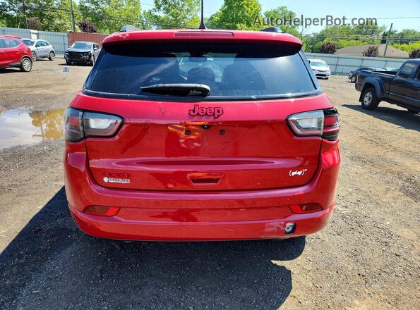 3C4NJDCN4PT554477 2023 JEEP COMPASS Red Вид ззаду