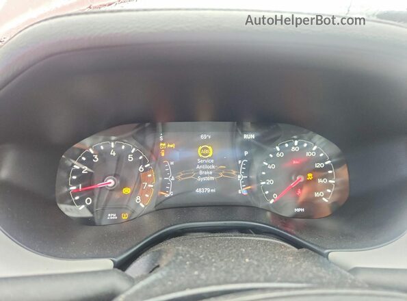 3C4NJDCN4ST522329 2025 JEEP COMPASS Red ხელსაწყოთა პანელის ხედი