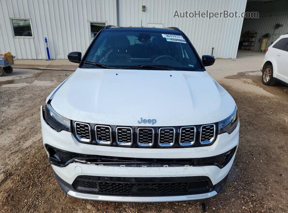 3C4NJDCN4ST600656 2025 JEEP COMPASS White Դիմացի տեսք