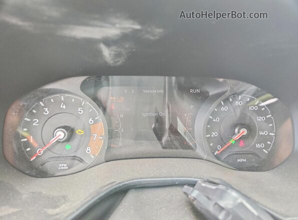 3C4NJDCN4ST623001 2025 JEEP COMPASS White Widok zestawu wskaźników