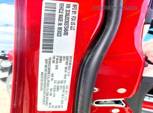 3C4NJDCN5ST546493 2025 JEEP COMPASS Red Vista del compartimento del motor