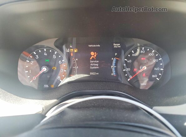 3C4NJDCN5ST587755 2025 JEEP COMPASS White Вид щитка приладів