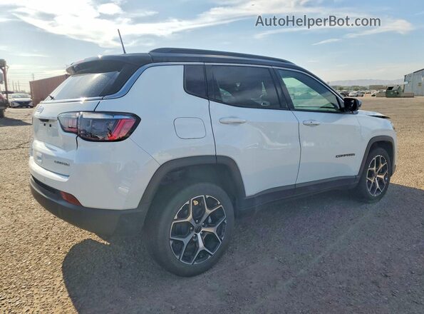 3C4NJDCN8ST560923 2025 JEEP COMPASS White Задня права чверть