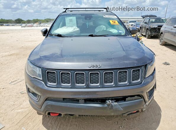 3C4NJDDB5KT763238 2019 JEEP COMPASS Gray წინა ხედი