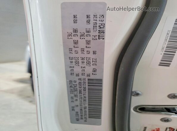 3C4NJDDB5LT118607 2020 JEEP COMPASS White Vista de la etiqueta del VIN