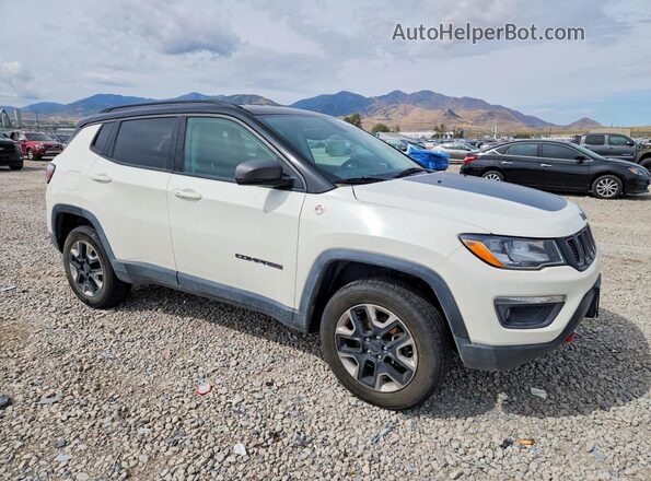 3C4NJDDB6JT465523 2018 JEEP COMPASS Белый Передняя правая четверть