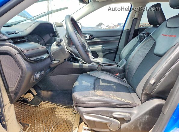 3C4NJDDBXNT121778 2022 JEEP COMPASS Синий Вид салона спереди