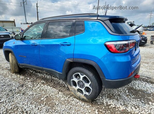 3C4NJDDBXNT121778 2022 JEEP COMPASS Синий Задняя левая четверть