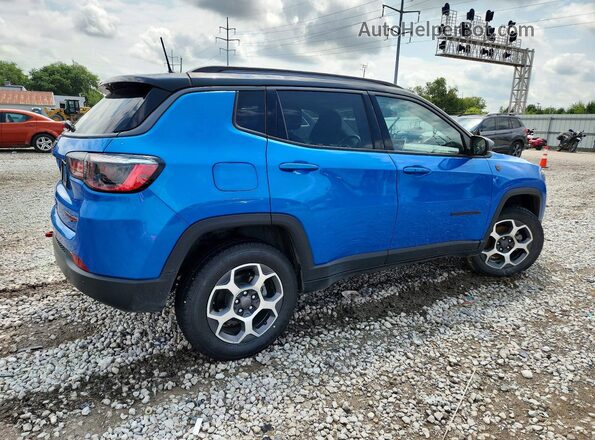 3C4NJDDBXNT121778 2022 JEEP COMPASS Синий Задняя правая четверть