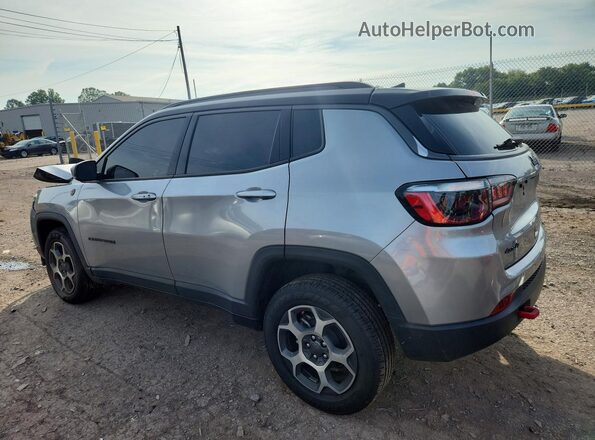 3C4NJDDBXNT191524 2022 JEEP COMPASS Silver უკანა მარცხენა