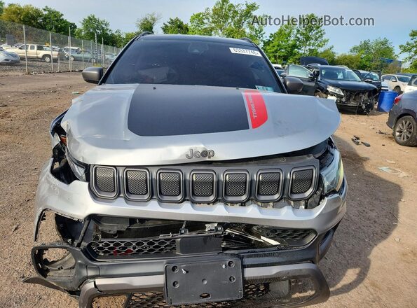 3C4NJDDBXNT191524 2022 JEEP COMPASS Silver წინა ხედი