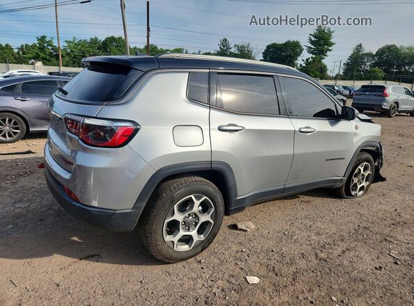 3C4NJDDBXNT191524 2022 JEEP COMPASS Silver უკანა მარჯვენა