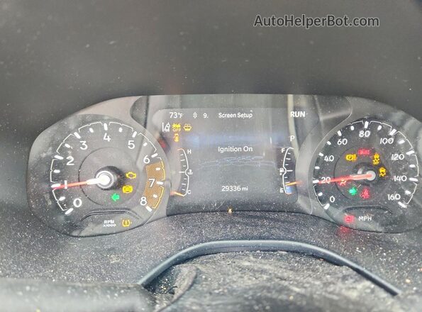 3C4NJDDN0ST584017 2025 JEEP COMPASS Белый Вид щитка приборов