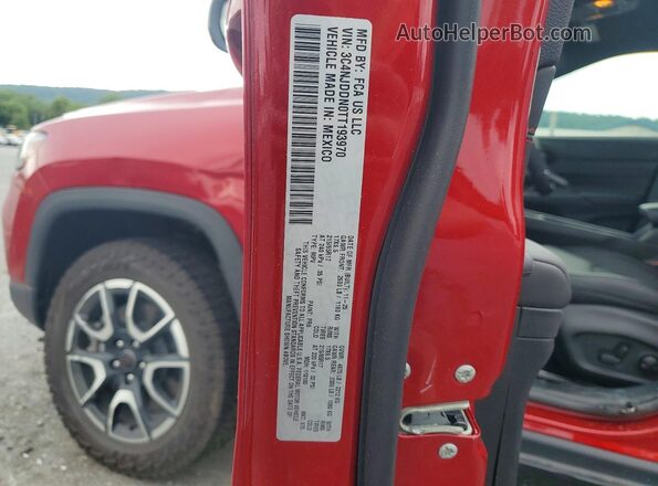 3C4NJDDN0TT193970 2026 JEEP COMPASS Red VIN კოდის სტიკერის ხედი