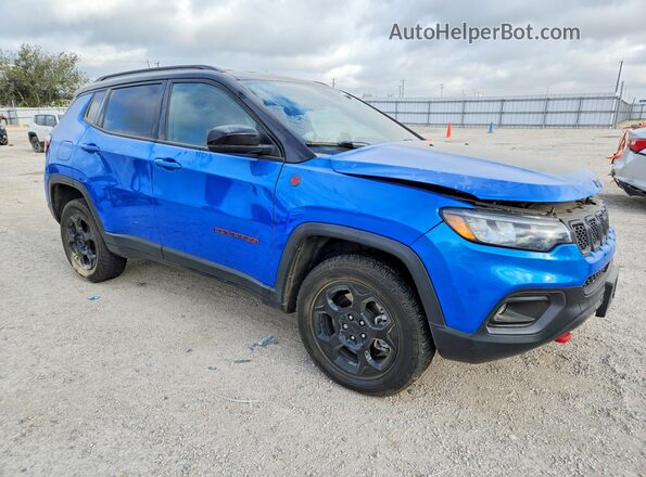 3C4NJDDN5PT516609 2023 JEEP COMPASS Синий Передняя правая четверть