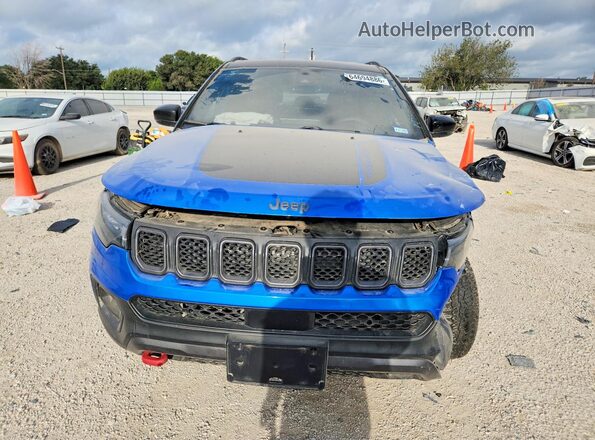 3C4NJDDN5PT516609 2023 JEEP COMPASS Синий Вид спереди