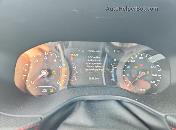 3C4NJDDN5PT516609 2023 JEEP COMPASS Синий Вид щитка приборов
