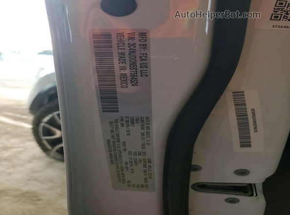 3C4NJDDN5ST564524 2025 JEEP COMPASS White VIN sticker view