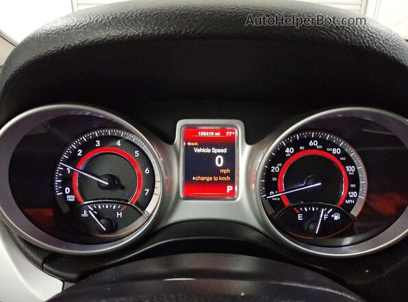 3C4PDCAB0LT258093 2020 DODGE JOURNEY Gray Вид щитка приладів