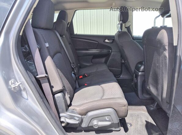 3C4PDCAB1HT587313 2017 DODGE JOURNEY Silver Вид задньої частини салону
