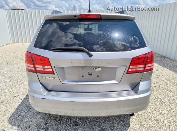 3C4PDCAB1HT587313 2017 DODGE JOURNEY Silver Вид ззаду