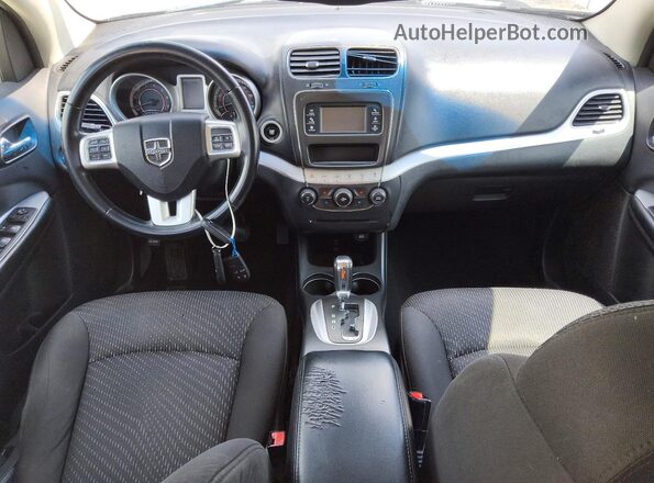 3C4PDCAB1HT587313 2017 DODGE JOURNEY Silver Вид панелі приладів