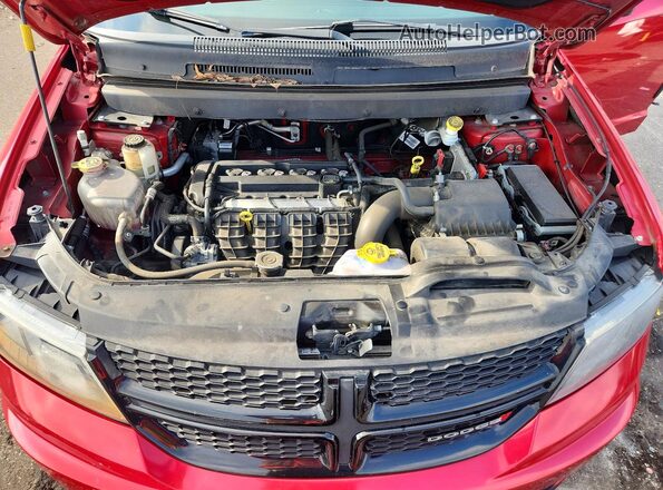 3C4PDCAB2JT444991 2018 DODGE JOURNEY Red Widok komory silnika